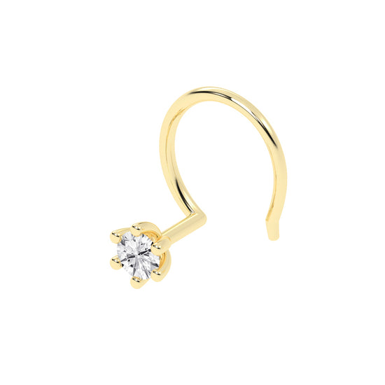 Kiyana Classic Spark Diamond Nose Pin