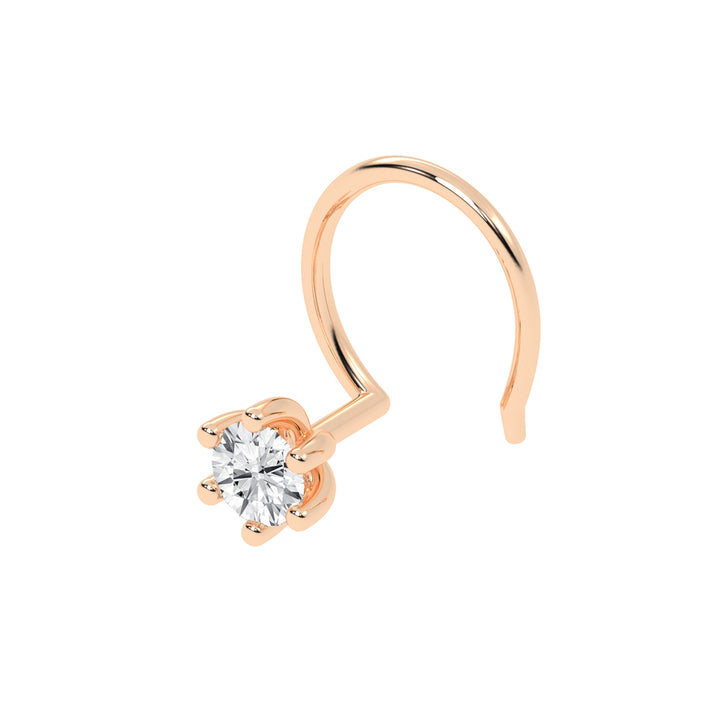 Sitara Glow Diamond Nose Pin