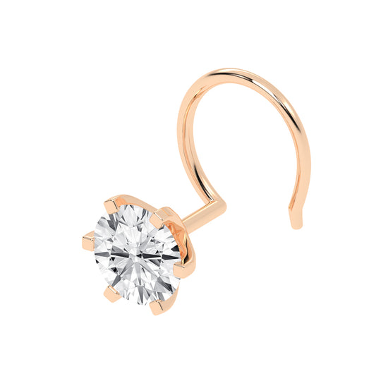 Solitaire Splendour Diamond Nose Pin