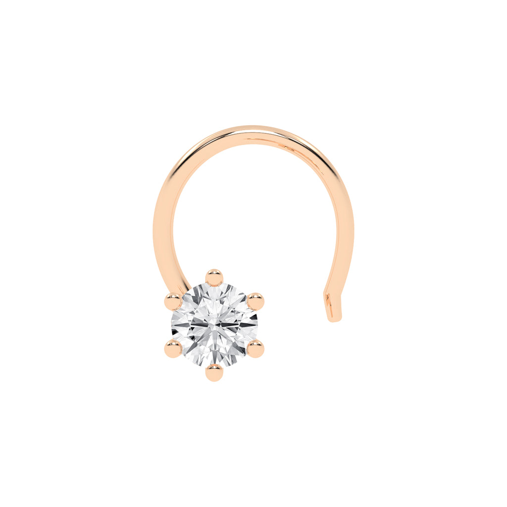 Kaira Bloom Diamond Nose Pin
