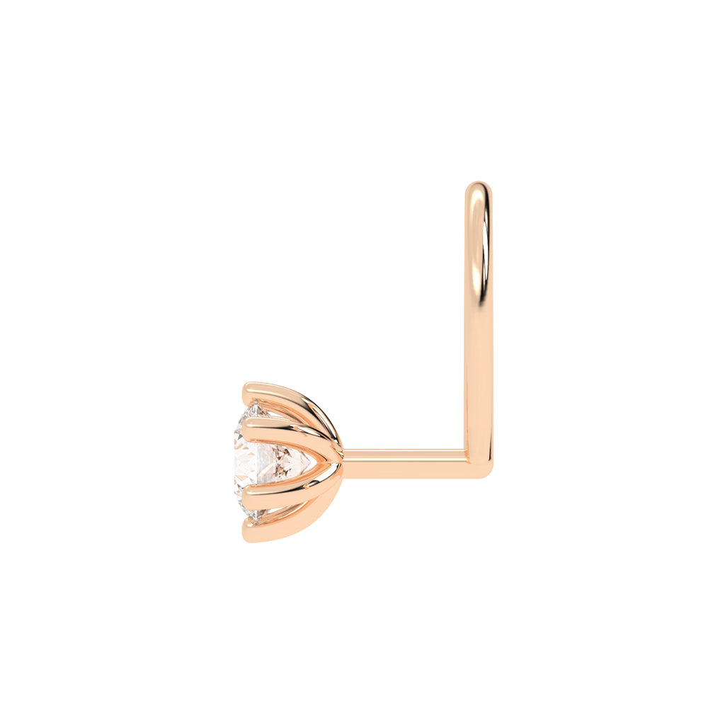 Kaira Bloom Diamond Nose Pin