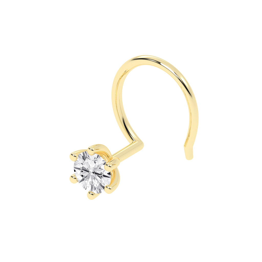Kaira Bloom Diamond Nose Pin