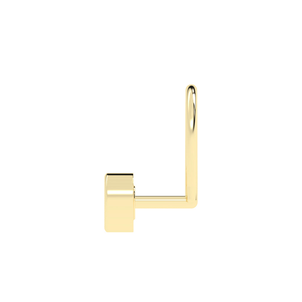 Aaria Glow Bezel Diamond Nose Pin