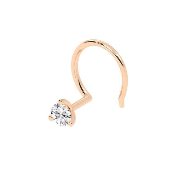 Barely-There Diamond Nose Adornment