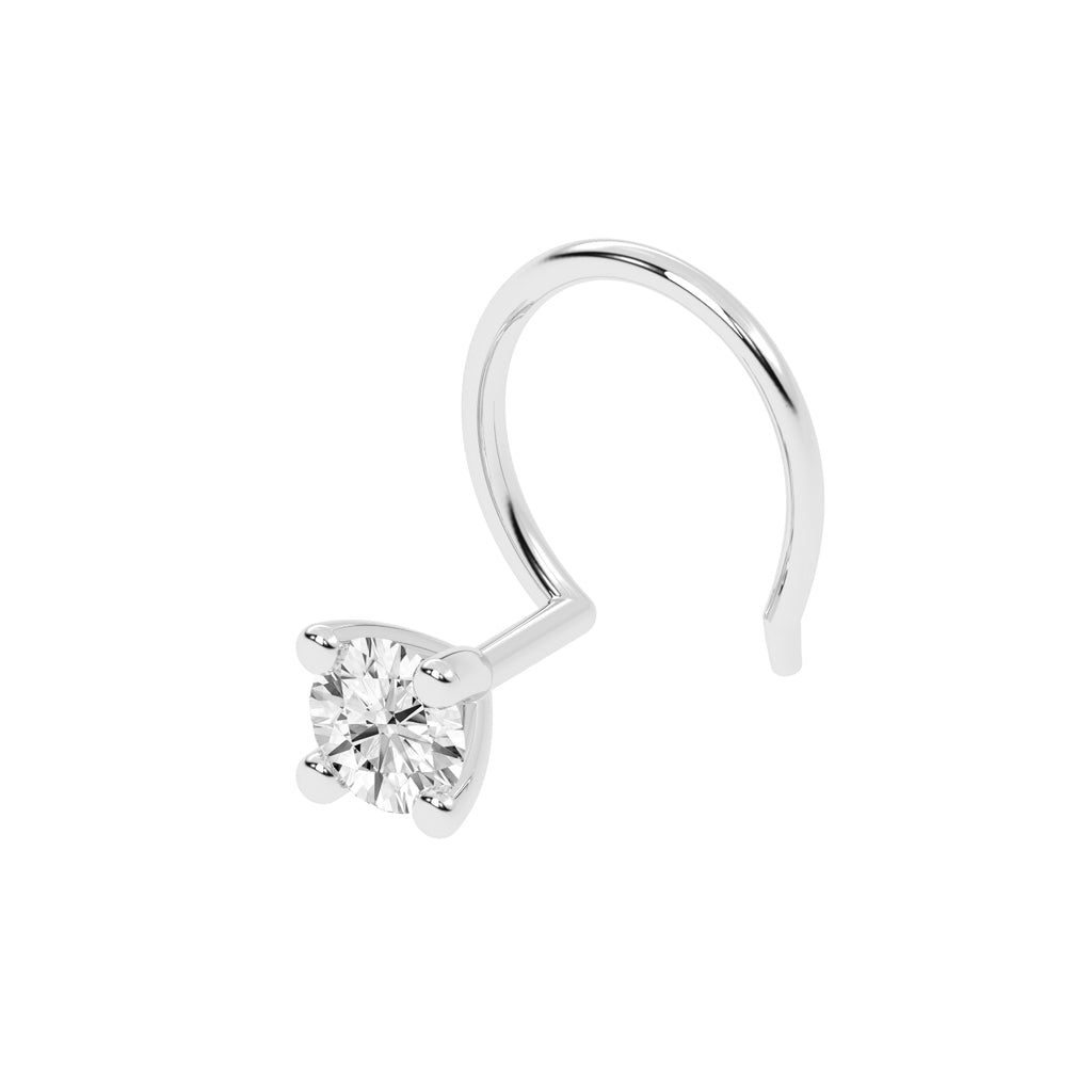 Understated Allure Diamond Nose Ring