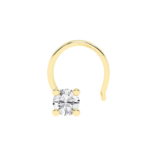 Understated Allure Diamond Nose Ring