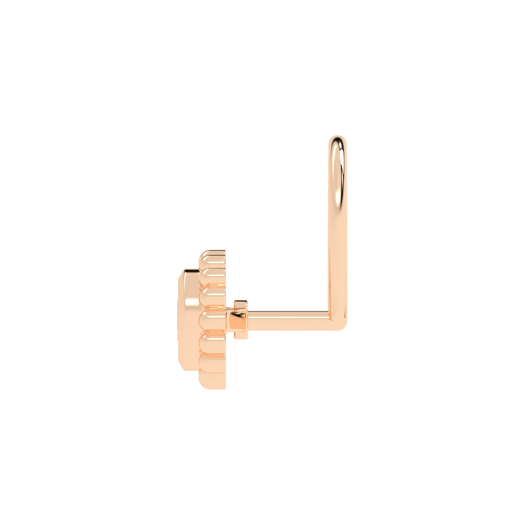 Elegant Beaded Frame Nose Pin