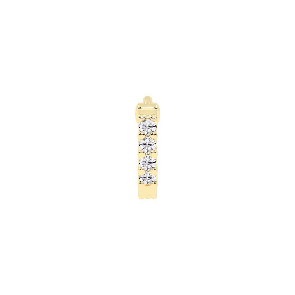 Radiant Cascade Line Nose Pin