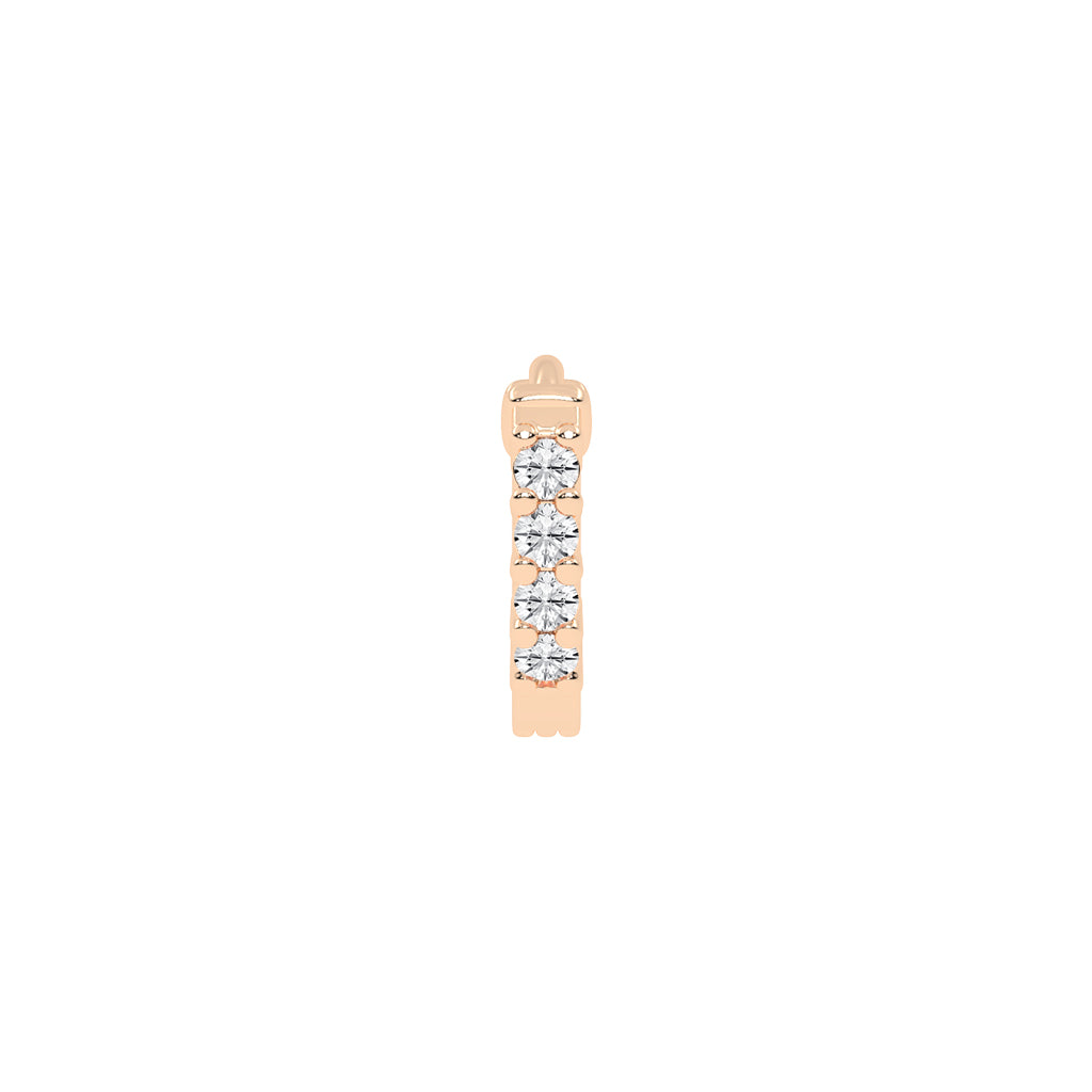 Radiant Cascade Line Nose Pin