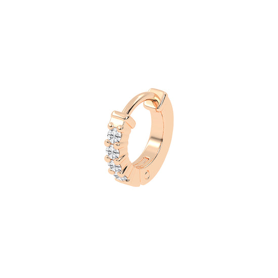 Radiant Cascade Line Nose Pin
