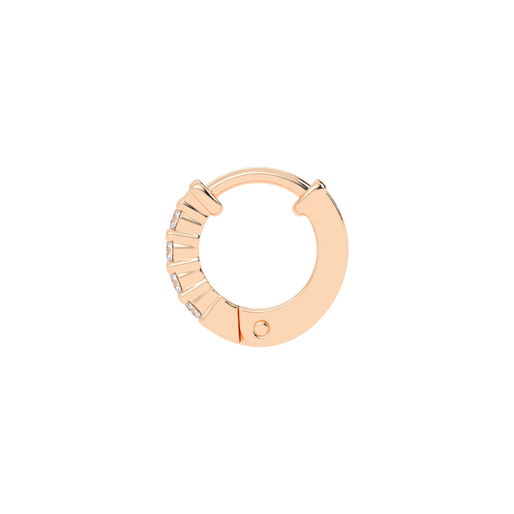 Radiant Cascade Line Nose Pin