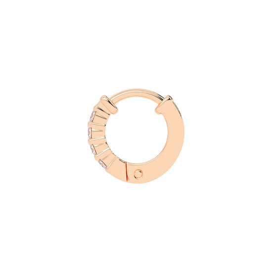 Radiant Cascade Line Nose Pin