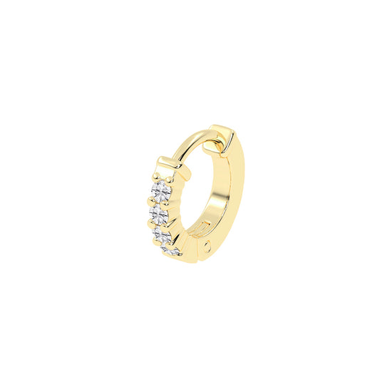 Radiant Cascade Line Nose Pin