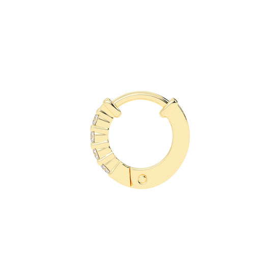Radiant Cascade Line Nose Pin