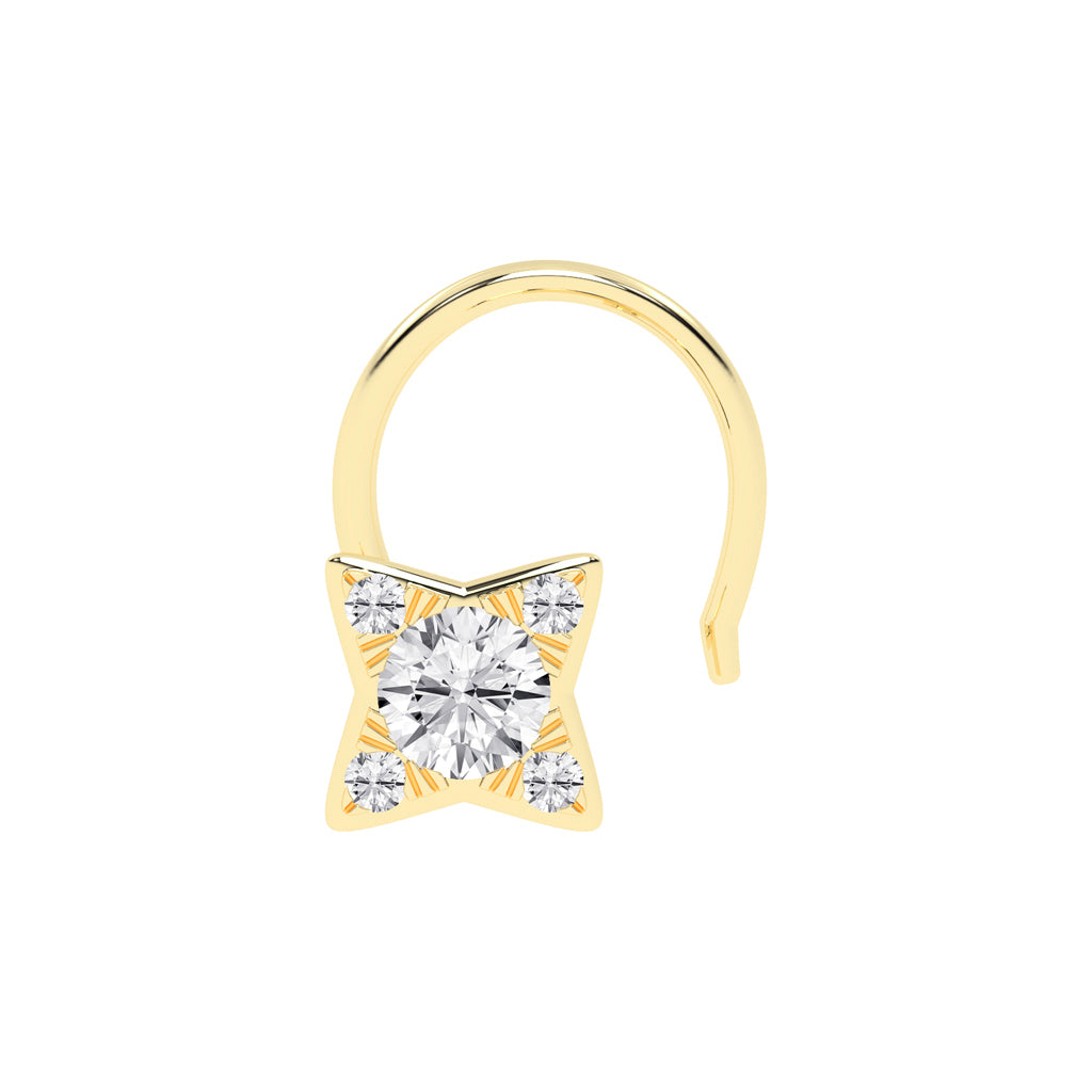 Starburst Radiance Nose Pin