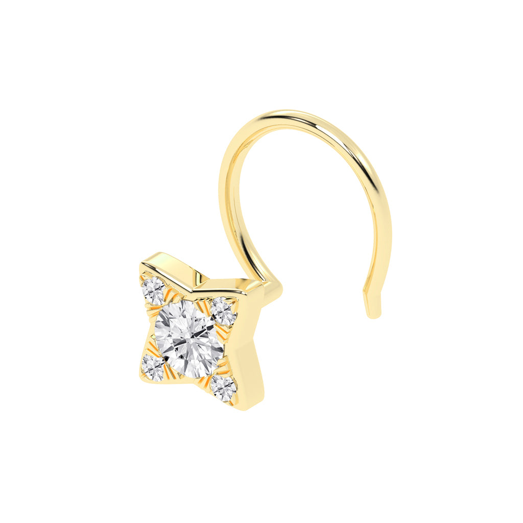 Starburst Radiance Nose Pin