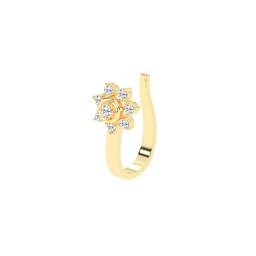 Shimmering Blossom Nose Stud