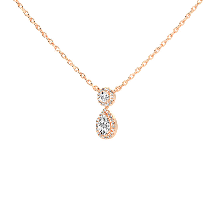 Brielle Teardrop Pear Cut Fancy Lab Diamond Pendant