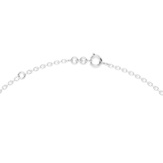 Quiesa Infinity round cut Delicate lab diamond Pendant