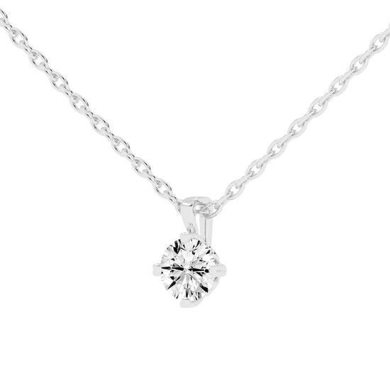 Elysian Spark – Classic Solitaire Pendant