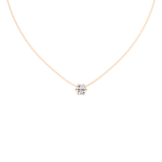 Solia Star – Petite Solitaire Pendant