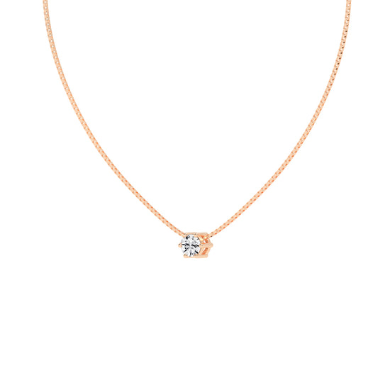 Solia Star – Petite Solitaire Pendant