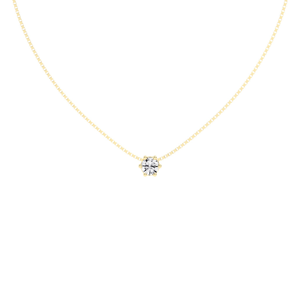 Solia Star – Petite Solitaire Pendant