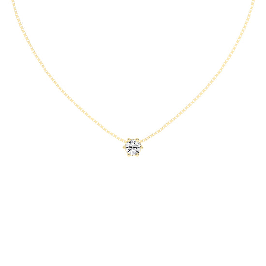 Solia Star – Petite Solitaire Pendant