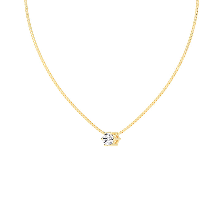 Solia Star – Petite Solitaire Pendant