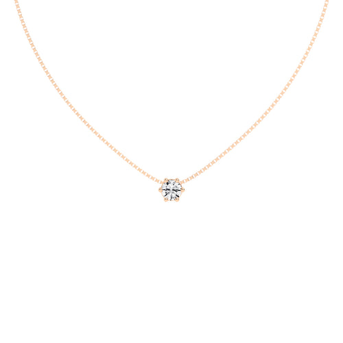 Solia Star â€“ Petite Solitaire Pendant