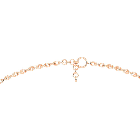 1Ct Round Shape Rose Gold Solitaire Pendants