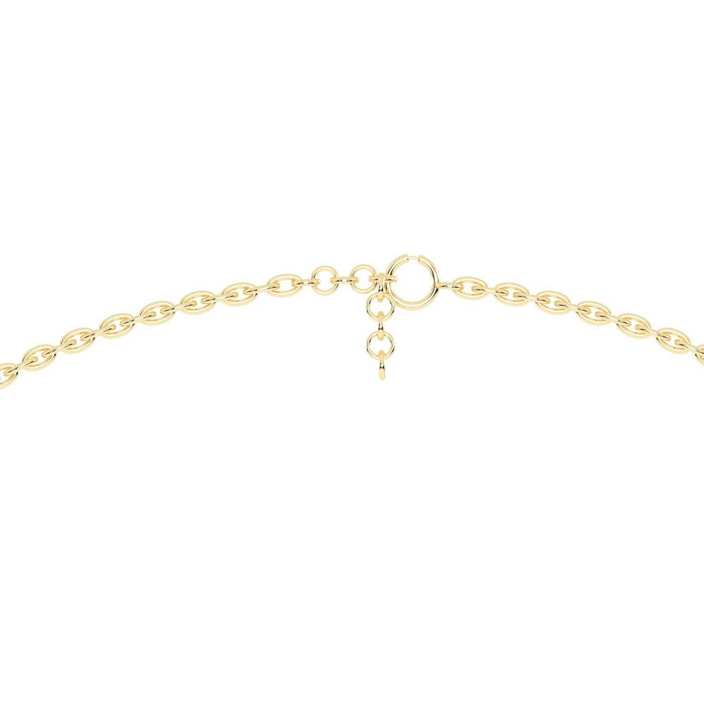 1Ct Round Shape Yellow Gold Solitaire Pendants