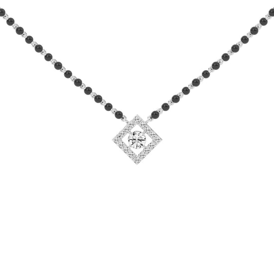 0.25Ct Round Shape Delicate Mangalsutra