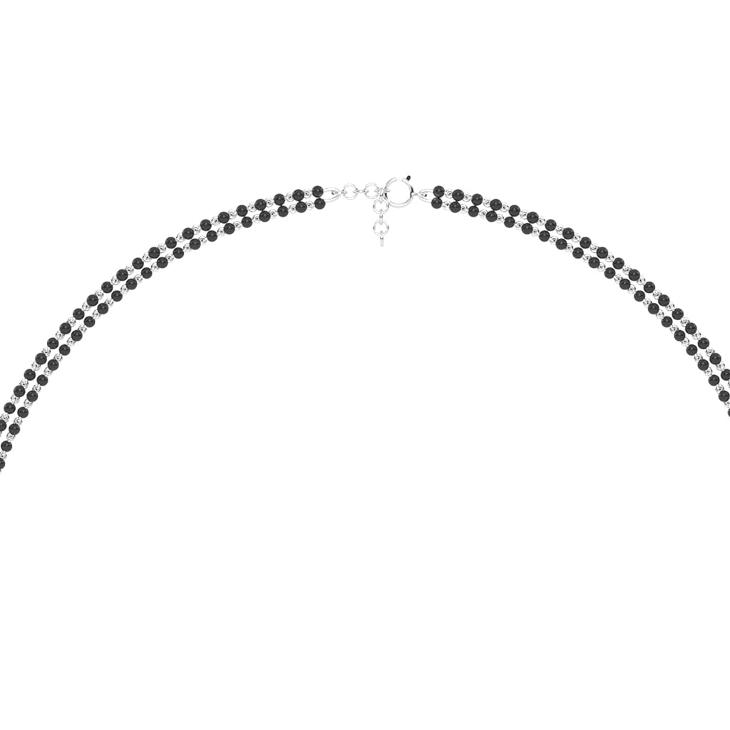 3Ct Pear Shape Fancy Mangalsutra