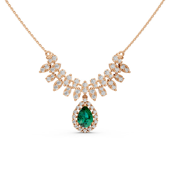 3Ct Pear Shape Fancy Mangalsutra