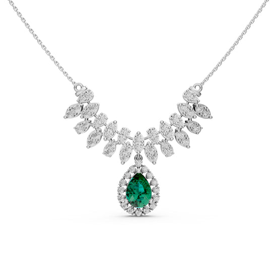 3Ct Pear Shape Fancy Mangalsutra