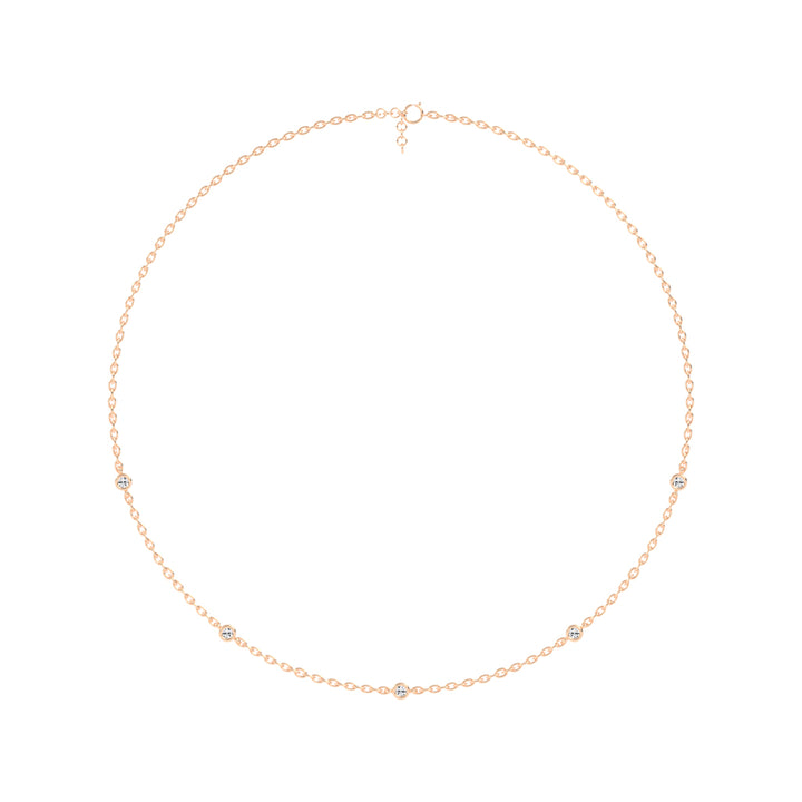 0.25Ct Round Shape Delicate Mangalsutra