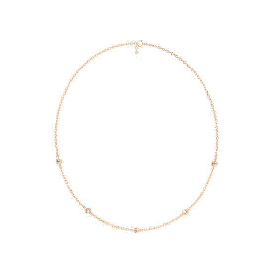 0.25Ct Round Shape Delicate Mangalsutra