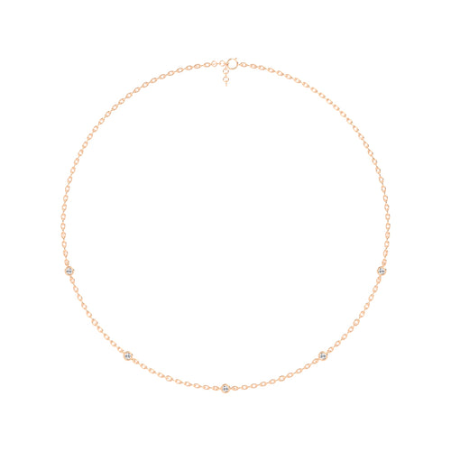 0.25Ct Round Shape Delicate Mangalsutra