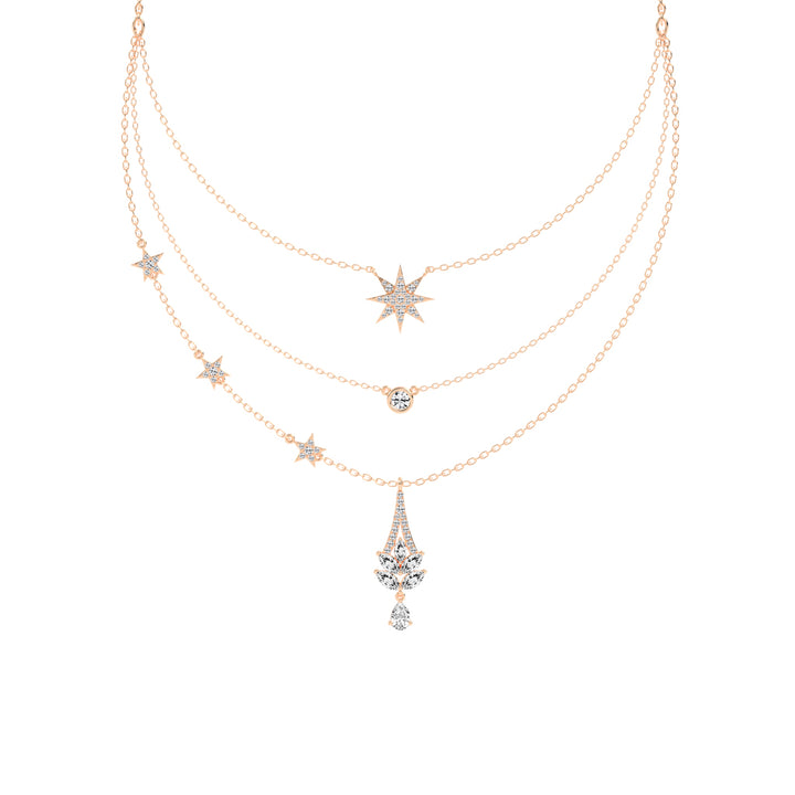 2.25Ct Pear Shape Fancy Mangalsutra