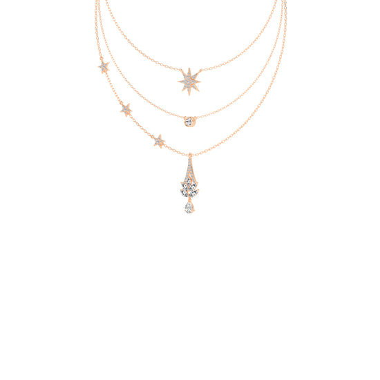2.25Ct Pear Shape Fancy Mangalsutra