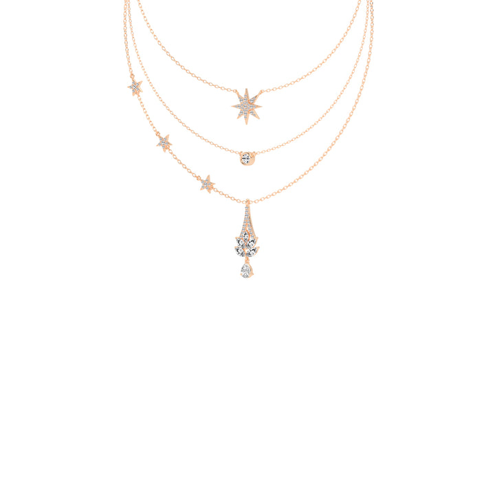 2.25Ct Pear Shape Fancy Mangalsutra