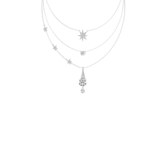 2.25Ct Pear Shape Fancy Mangalsutra