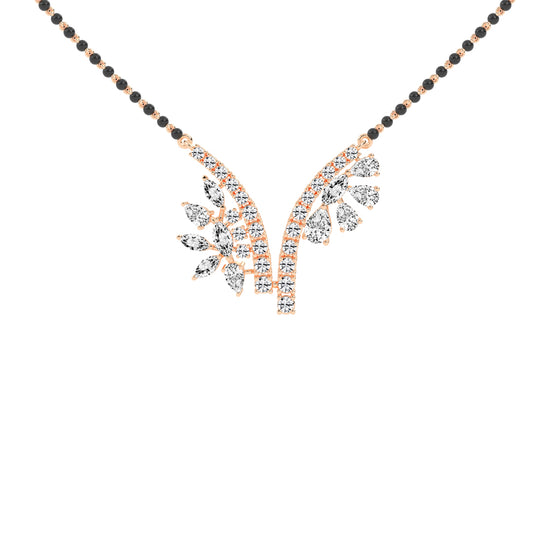 3.25Ct Marquise Shape Fancy Mangalsutra