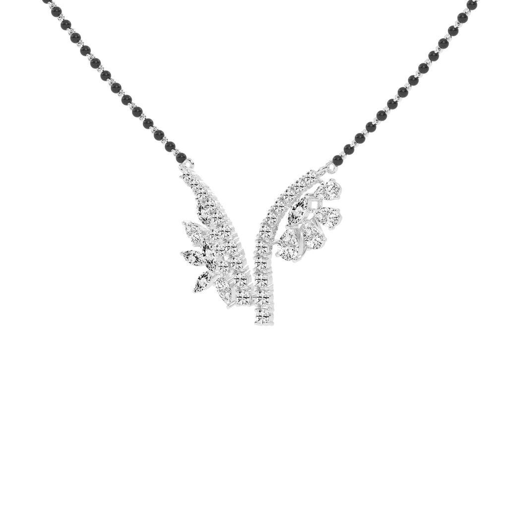 3.25Ct Marquise Shape Fancy Mangalsutra
