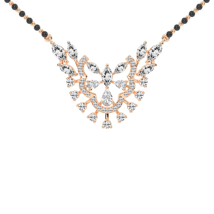 2.50Ct Marquise Shape Fancy Mangalsutra