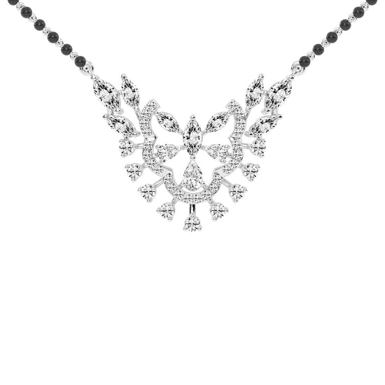 2.50Ct Marquise Shape Fancy Mangalsutra