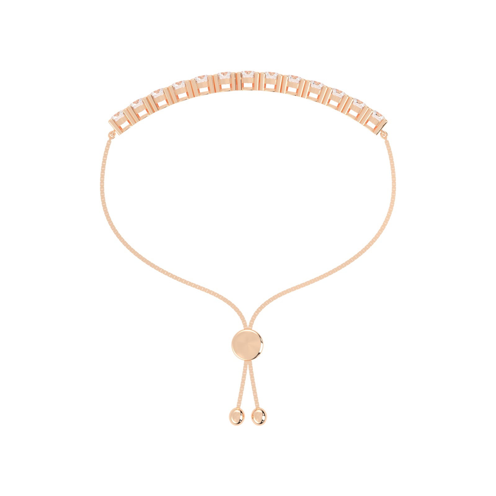 Delisora Pinched Round Cut Delicate Lab Diamond Ring