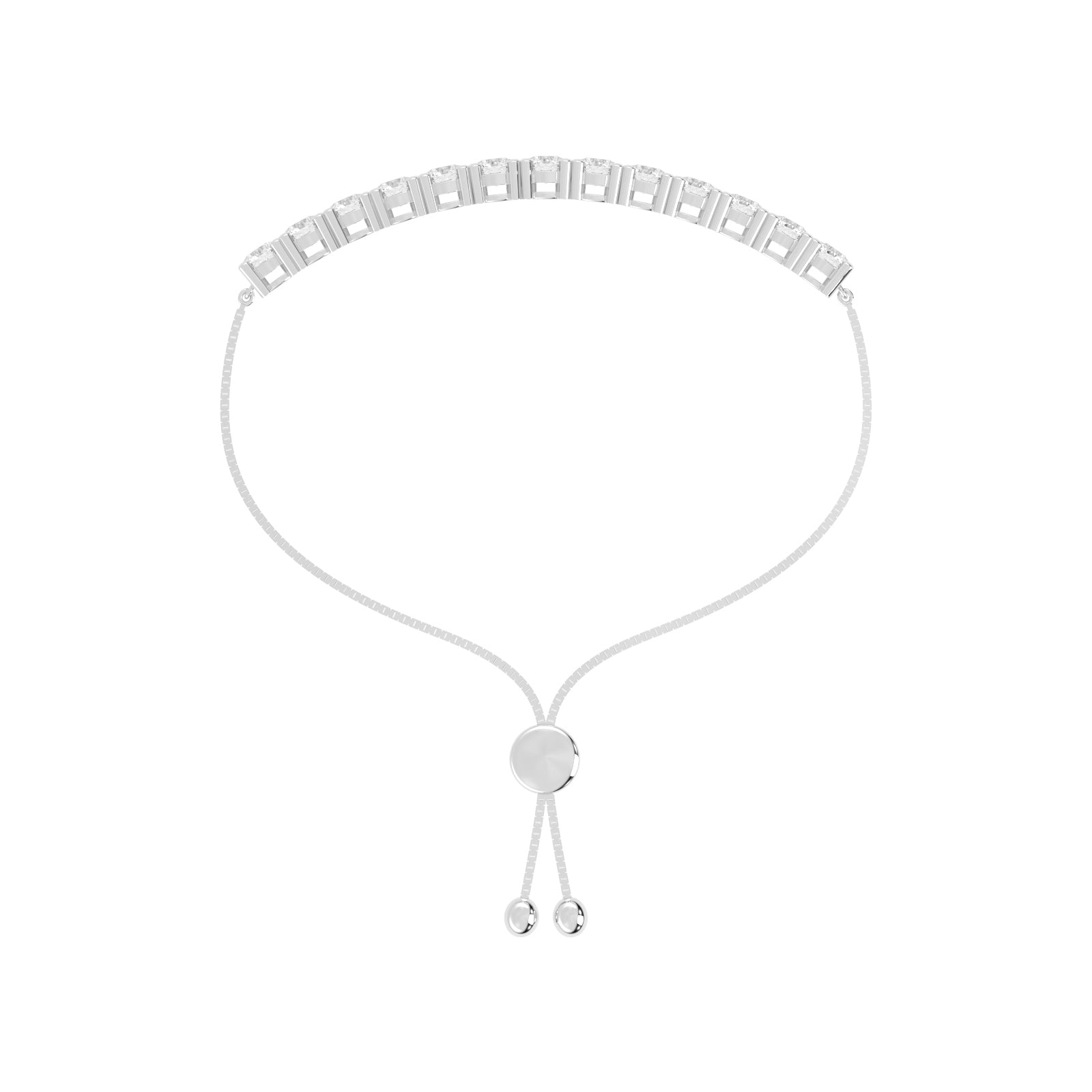 Delisora Pinched Round Cut Delicate Lab Diamond Ring