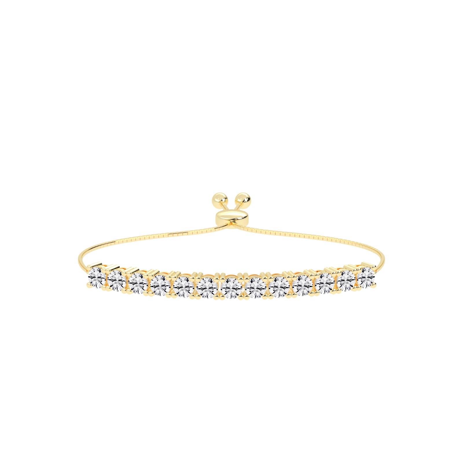 Delisora Pinched Round Cut Delicate Lab Diamond Ring